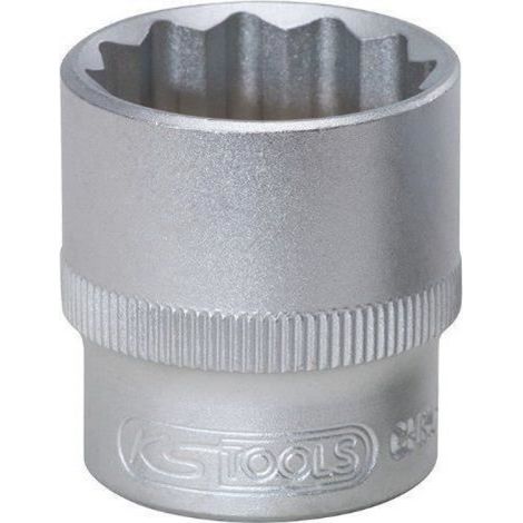 Douille 3/8 Pouces 12 Pans 24 mm - Pour Clé à Cliquet - 1 Pièce