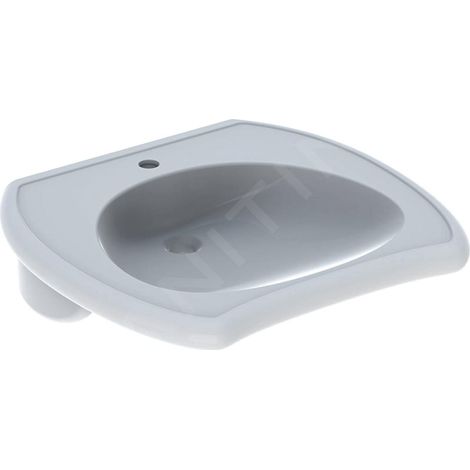 GE Vitalis WT, sans barrière, 55x55cm avec poignée, sans huile, blanc (1/2)