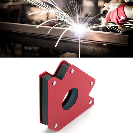 Ensemble de 4 supports de soudage magnétiques puissants, aimants flèches, outils de construction multi-angles, M 50 livres (1/5)