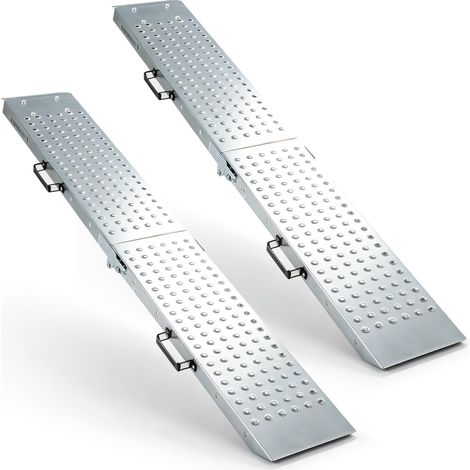 COSTWAY Rampa di Carico Pieghevole a 2 Pezzi, Portata 400 kg (1/5)