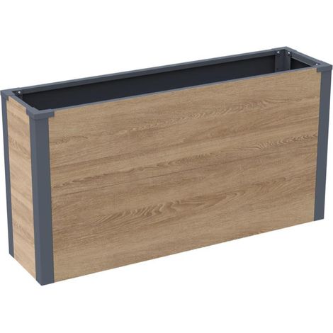 Westmann Pflanzkasten 100x25x52 cm holzoptik (1/4)