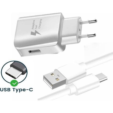 Chargeur 3A + Câble USB Type-C pour Realme 14x 5G - Charge rapide (1/4)