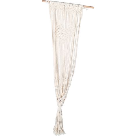 Suspension pour Plantes en Corde de Coton Tressée Main - Panier Suspendu pour Fleurs Décoration Murale Jardin (1/5)