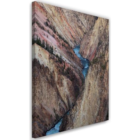 Tableau décoratif Rivière Montagne Nature 40x60 (1/5)