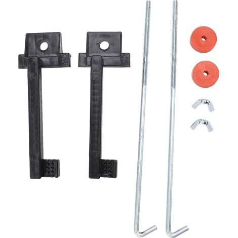 Kit de maintien de batterie avec support d'attache de Fixation Stable en métal de 10 pouces, pour la plupart des voitures (1/5)