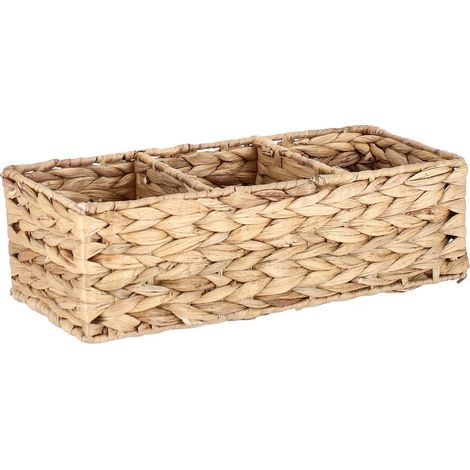 Porta oggetti 3 divisori "Kalaw" rettangolare