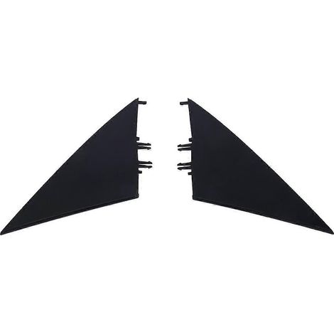Panneau de garniture triangulaire pour rétroviseur extérieur de voiture, panneau de garniture peint en noir pour Model 3 (1/5)