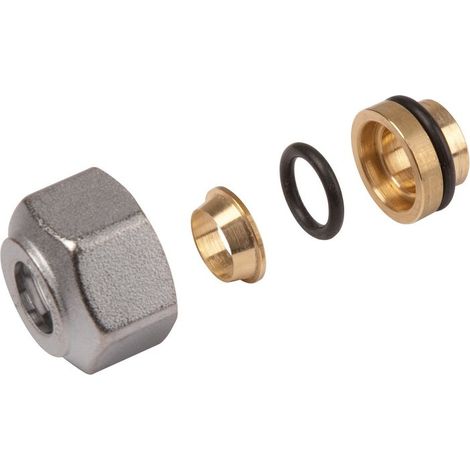 Giacomini – Adaptateur pour robinet Calibre 16 – Raccord cuivre – Filetage plomberie 1/2" – Pour chauffage et radiateur chauffage central