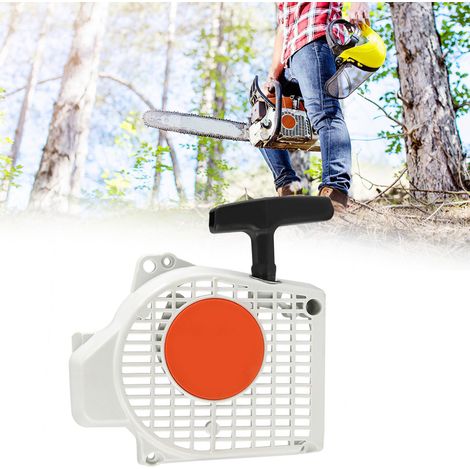 Seilzugstarter mit Rückholmechanismus passend für Stihl MS200T 020T MS200 Kettensäge (1/5)