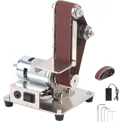 Lijadora de banda eléctrica multifuncional mini 775, máquina pulidora y desbastadora para bricolaje, enchufe de 110-240 V (Reino Unido). (1/5)