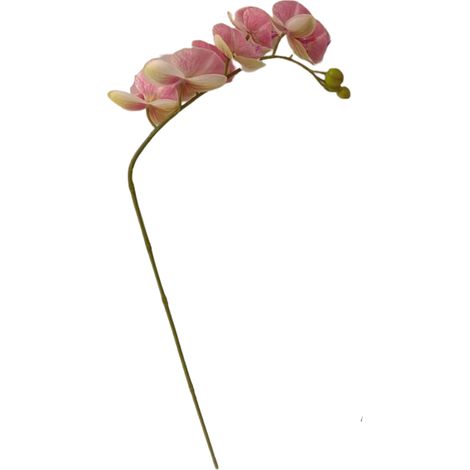 EDG Enzo De Gasperi Orchidea Phalaenopsis Olis Ramo 3D x7 Artificiale H 85 Cm White Pink