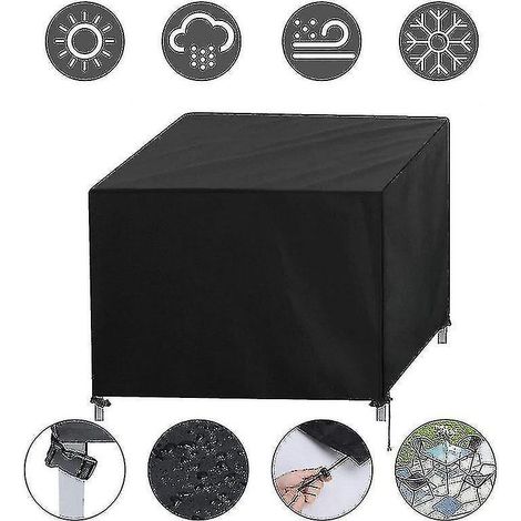 Housse de protection contre la pluie pour mobilier de jardin 420d, canapé et table. (1/5)