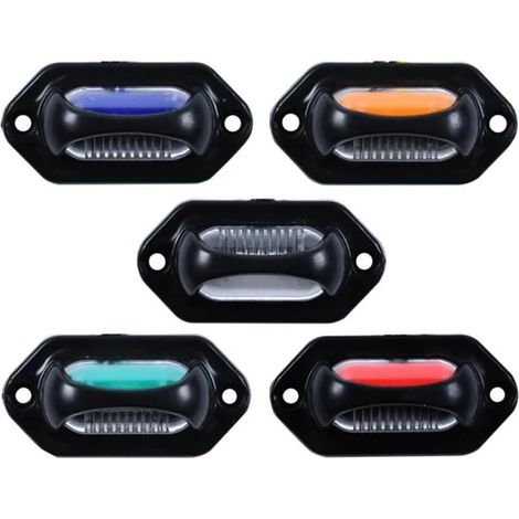 rétroviseur Lot 4 Feux Latéraux Camion Double Couleur 12V/24V (1/5)