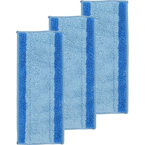 Lot de 3 serpillères lavables, Compatible avec les accessoires du robot de balayage iRobot Braava jet M6, machine de nettoyage de sol, chiffon de nettoyage sec-Vadrouille anti-taches d'eau M6 (1/5)