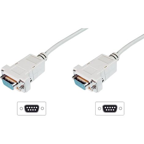 Digitus série Câble de raccordement [1x SUB-D femelle 9 pôles - 1x SUB-D femelle 9 pôles] 3.00 m bei (1/4)
