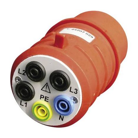 Beha Amprobe DAA-16 Adaptateur de mesure mâle CEE 16 A 5 pôles - femelle 4 mm Y454221 (1/3)