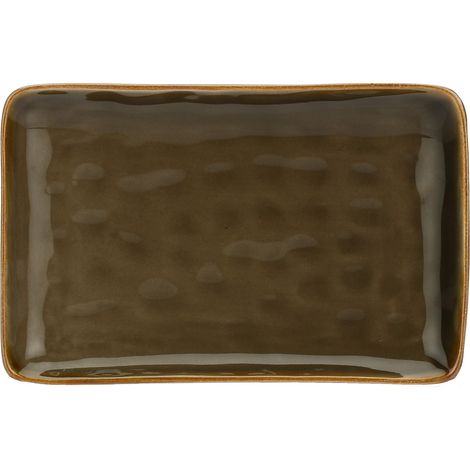 VASSOIO RETTANGOLARE GRIGIO/TORTORA 20X13CM CONCERTO