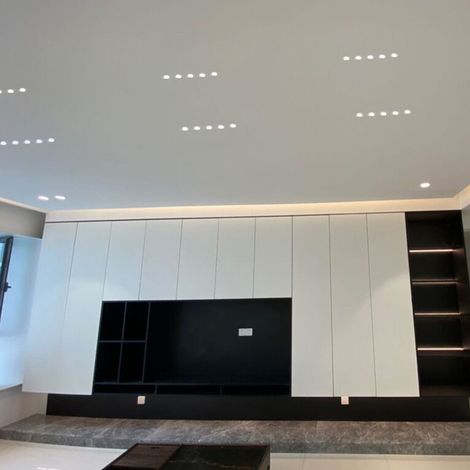 Spot encastré LED 3W, mini spot sous meuble, plafonnier avec driver LED, éclairage encastré pour cuisines, placards, plafonds, étagères, lumière naturelle 4000K (1/5)
