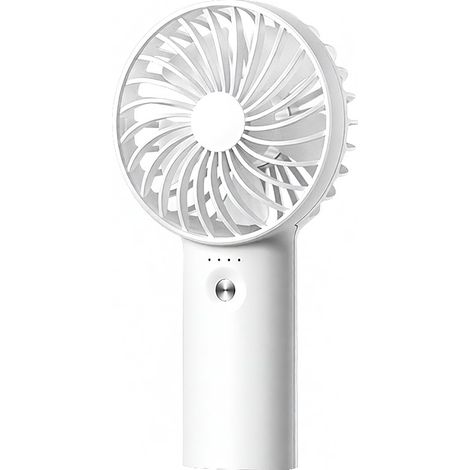 Ventilateur USB rechargeable Yoobao Y-F3, mini ventilateur portable de bureau à 3 vitesses, petit ventilateur électrique blanc 3000 mAh (1/5)
