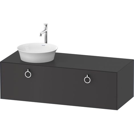 Duravit Tulip blanco, mueble de baño colgado en la pared, anchura
