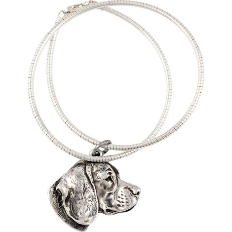 Beagle - una collana per cani, gioielli unici per gli amanti dei cani, un ciondolo a forma di serpente unico di Art-Dog (1/5)