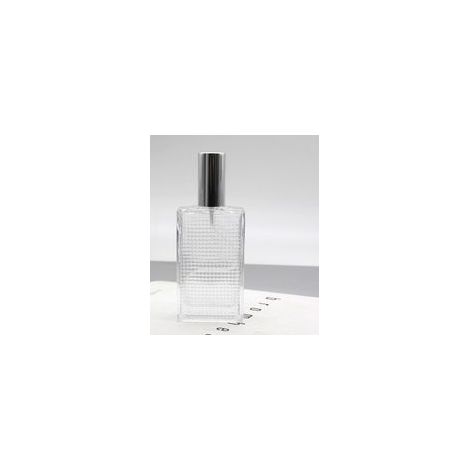 Vaporisateur de parfum rechargeable, flacon de parfum vide de 100 ml, flacon carré en verre transparent, à remplir soimême, atomiseur de parfum et entonnoir pour homme et femme, parfum, (1/5)