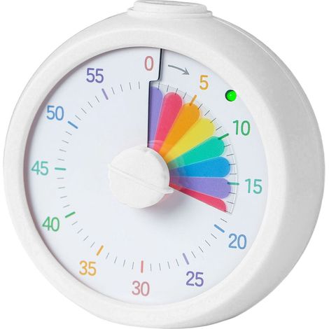 Visual Rainbow Timer for Kids and Adults, 60-Minute (1/5)
