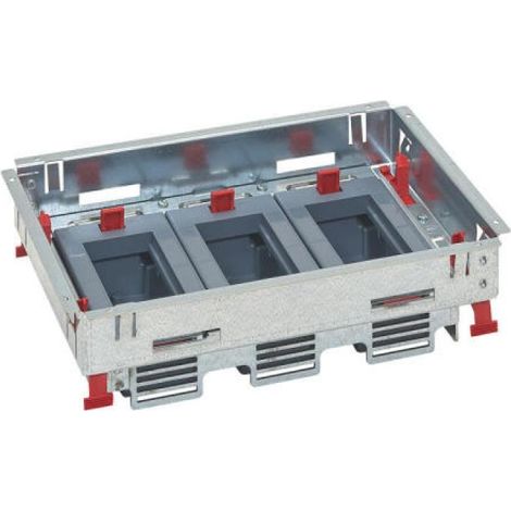 Kit support hauteur réglable boîte de sol std prises horiz 3 paniers 6 modules LEGRAND 088021 (1/2)
