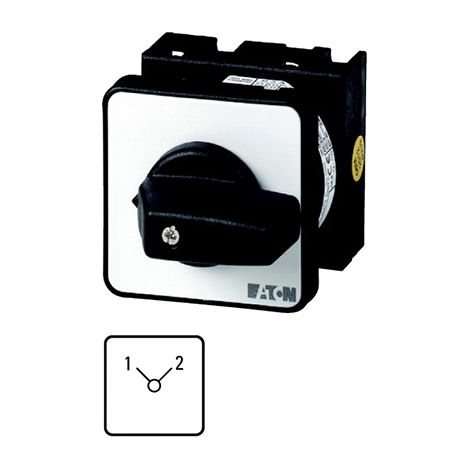 Inverseurs Contacts: 8 20 A plastron: 1-2 90 ° à accrochage encastré 000050712 EATON T0-4-8223/E
