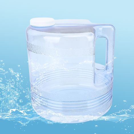 Récipient Distillation eau 4L ManoMano en PP Remplissage Facile Compatible Avec Distillateurs Comptoir + Couvercle Pour Maison Clinique Dentaire Beauté (1/5)