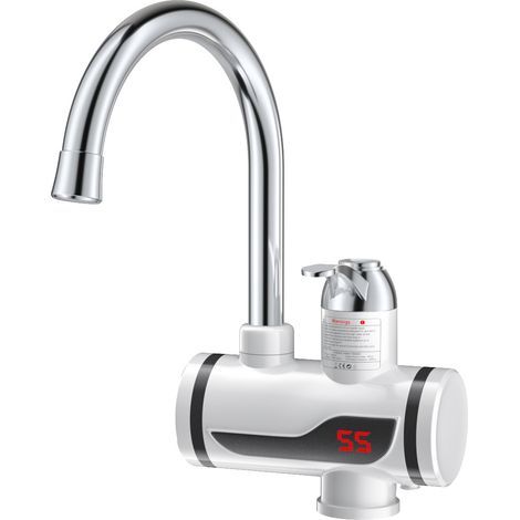 Robinet d'eau chaude électrique-norme européenne, lave-vaisselle de cuisine chaud instantané chauffage rapide trois secondes robinet d'eau chaude rapide sans conduites d'eau (1/3)