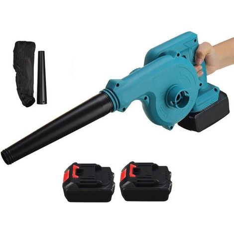 Trade Shop - Soffiatore Aspiratore Per Foglie A Doppia Batteria Ricaricabile 36 V 2.0ah - (1/5)