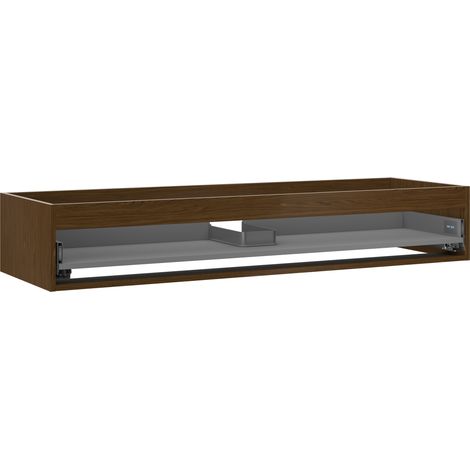 Mexen Box-A cuerpo del gabinete bajo lavabo 140 cm, 1 cajón, nogal - 91AX0-1400-235-1-86 (1/4)