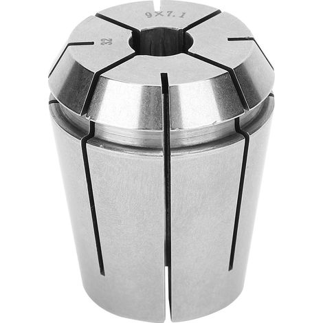 Mandrin porte-pince ER32‑9 x 7,1mm 0,008mm pour machine CNC gravure, fournitures industrielles, précision élevée (1/5)