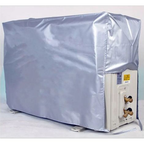 1 housse de climatisation, imperméable et anti-poussière, résistante à la neige, lavable, pour unité extérieure de climatiseur (1/5)