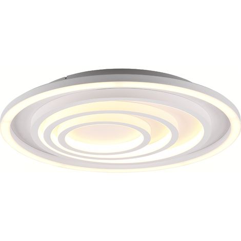 Plafonnier led dimmable blanc mat 40w telecommande incluse - trio - kagawa 50216473 50216473 50216473 50216473 50216473 50216473 50216473 (1/5)