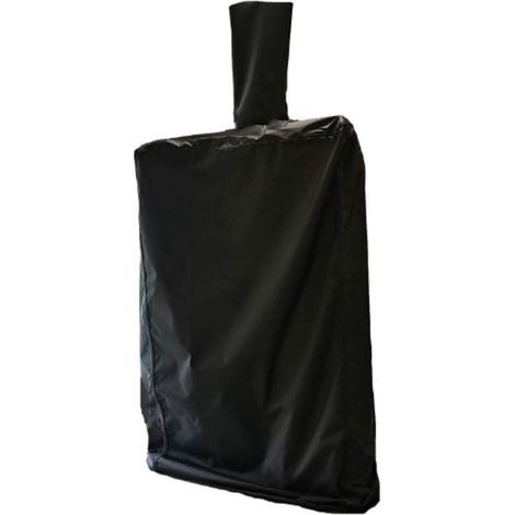 Schutzhülle für Pizzaofen – Wasserdichte Schutzhülle für Holzkohle-Pizzaöfen – 170 x 65 x 55 cm – Schwarz – Polyester (1/5)
