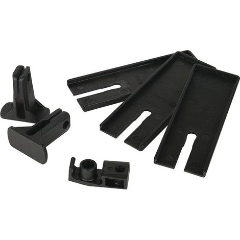 Bessey Set für Korpuszwinge KRE / KREV (3x Schutzkappen / 2x Werkstückauflagen / 1x Endsicherung) - 3101775 (1/2)