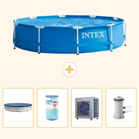 Intex Piscine Tubulaire Ronde - 366x76 cm - 5-pièces S29 (1/5)