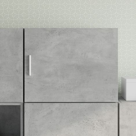 Wandschrank Betongrau 50x42,5x40 cm Holzwerkstoff