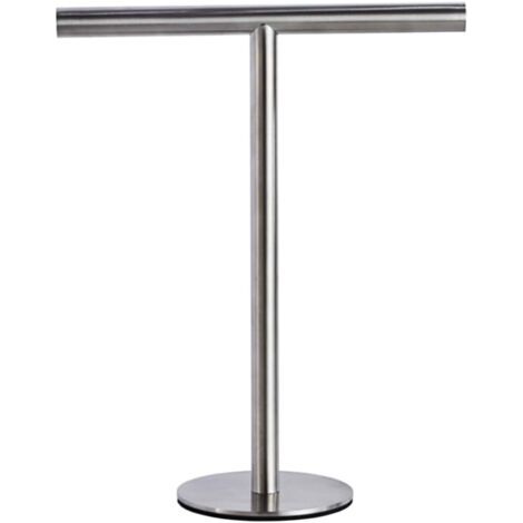 1 Porte-serviettes Sur Pied Acier Inoxydable Stable Sans Perçage Pour Salle De Bain Et Cuisine (1/5)