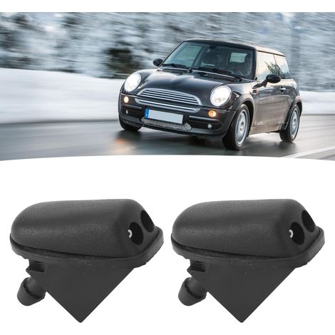 Une paire de buses de lave-glace, 61667146377, adaptées aux Mini Cooper 2001-2008. (1/5)