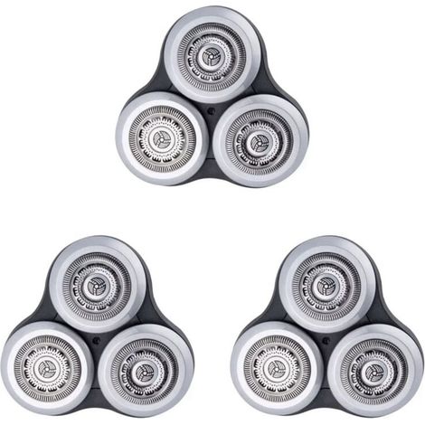 Testine di ricambio SH90 compatibili con i rasoi serie 9000, set da 3 pezzi (1/4)