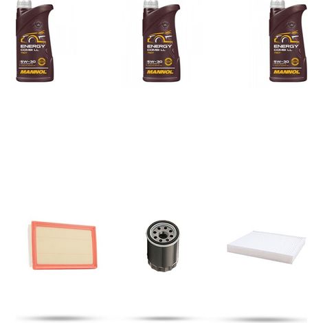 Kit tagliando 3 FILTRI e 3L OLIO compatibile con TOYOTA AYGO X (B7) 1.0 VVT-i 53kw dal 2021 (1/5)