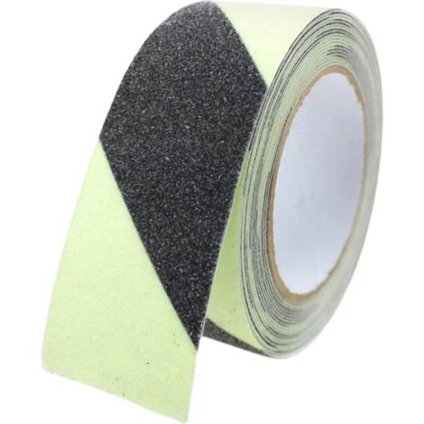 1 leuchtendes Anti-Rutsch-Warnband zur Sicherung von Treppen und dunklen Bereichen. Klebeband Anti-Rutsch-Klebeband, Anti-Rutsch-Aufkleberband 5 cm × 5 m