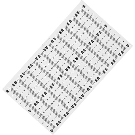 Règle graduée adhésive, lot de 20, en PVC adhésif, pour des (1/5)