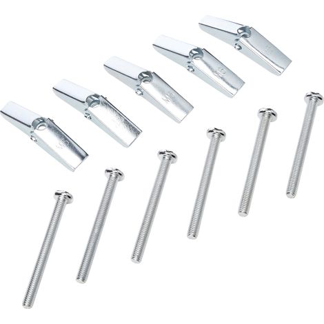 Rawlplug R-S1-SPO5050/6 Spring Toggle M5 x 50mm Card of 6 RAW94369
