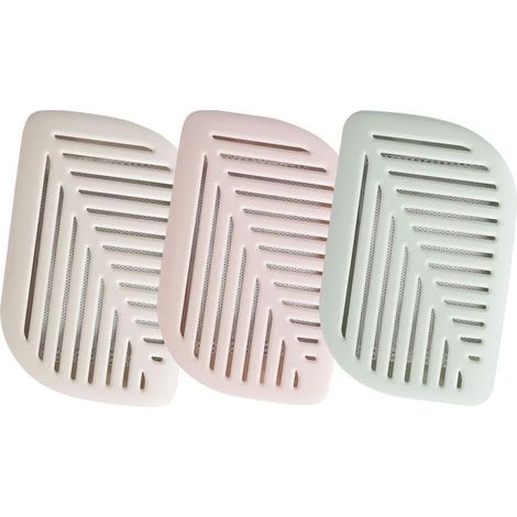 Paquete de 3 bolsitas purificadoras de aire, 80 g de carbón activado, diseño poroso, con ventosas, para refrigerador y armario. (1/5)