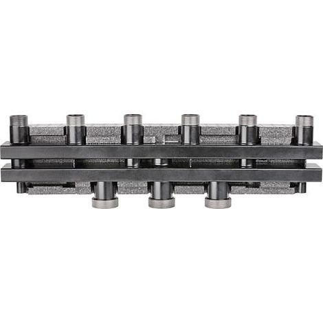 Repartiteur de chaudiere EVENES VT7 5 male DN32 11 4 male 7m3 h 170KW  fixation et isolation (1/2)