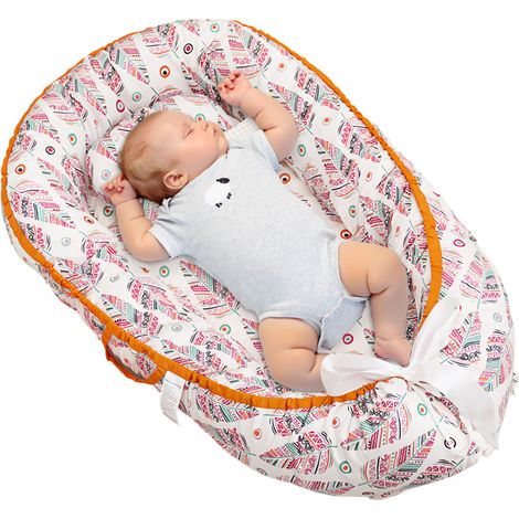 1 lit bébé en coton, portable et démontable, adapté aux nouveau-nés, environnement naturel, usage intérieur (1/5)